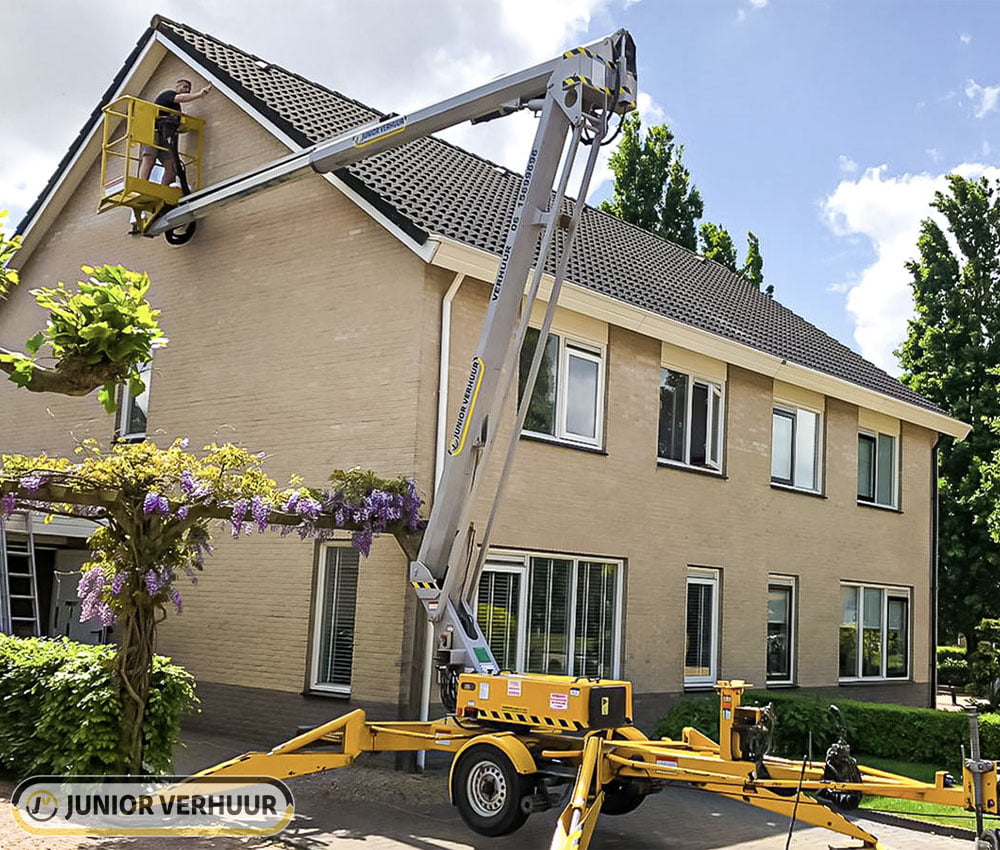 Aanhangerhoogwerker nifty 170 knik Junior Verhuur hoogwerker huren in gebruik