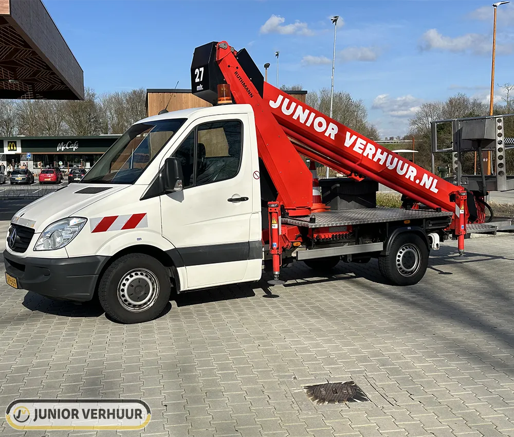Autohoogwerker Ruthmann TB270 Junior Verhuur Hoogwerker huren Groningen